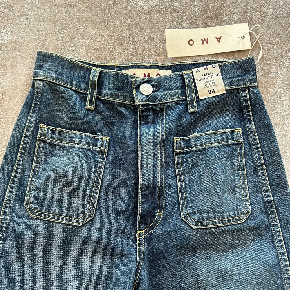 NWT - AMO Patch Pocket Jean